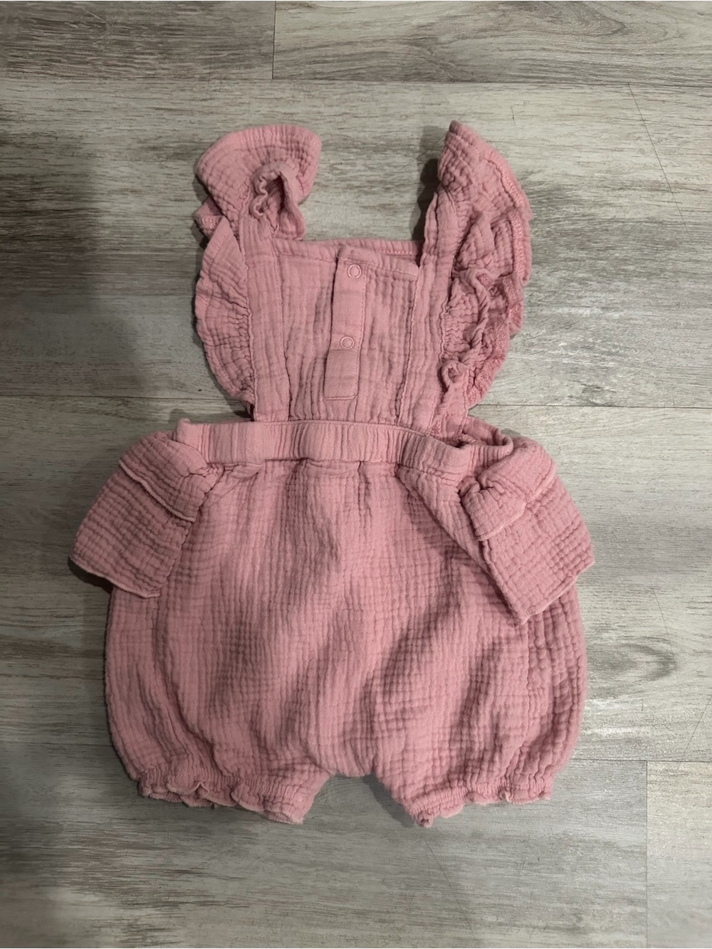 Disney Pink Minnie Mouse Ruffle Romper - Picture 2 of 3